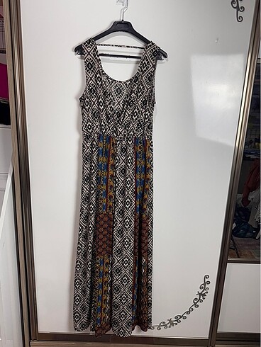 Forever vintage y2k desenli elbise