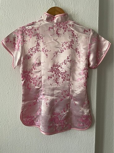 s Beden Chinese model çiçekli üst cosplay