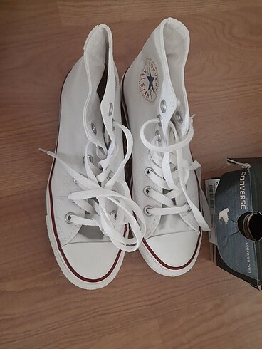 37,5 Beden Orjinal Converse Beyaz