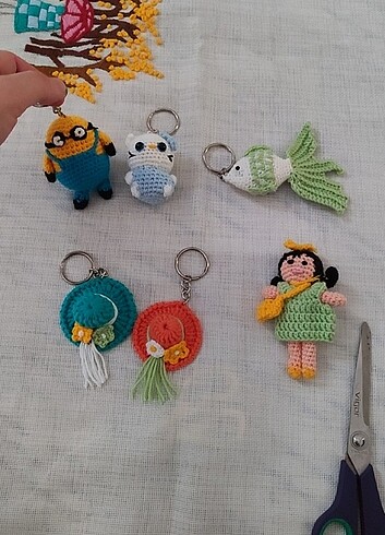 Amigurumi anahtarlık