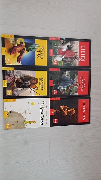 İngilizce okuma kitabı hiç kullanılmadı. Stage 1 (A1) ve Stage 2