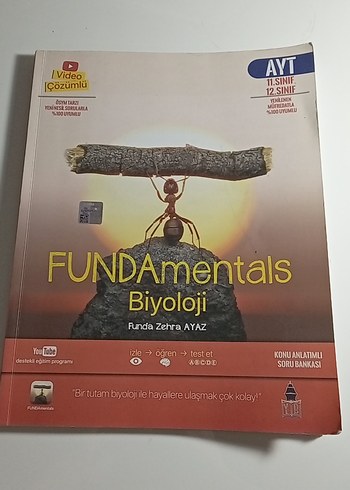 Funda Zehra Ayaz Biyoloji Soru Bankası