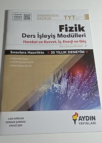 AYDIN Yayınları TYT Fizik Ders İşleyiş Modülleri