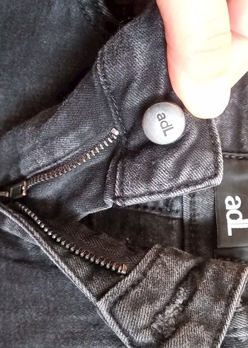 yüksek bel dar paça likralı kot pantolon - Görsel 6