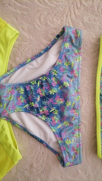 11-12 Yaş Beden 3 parça bikini takım