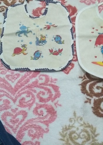 Renkli Baskılı Bebek Önlüğü - Görsel 4