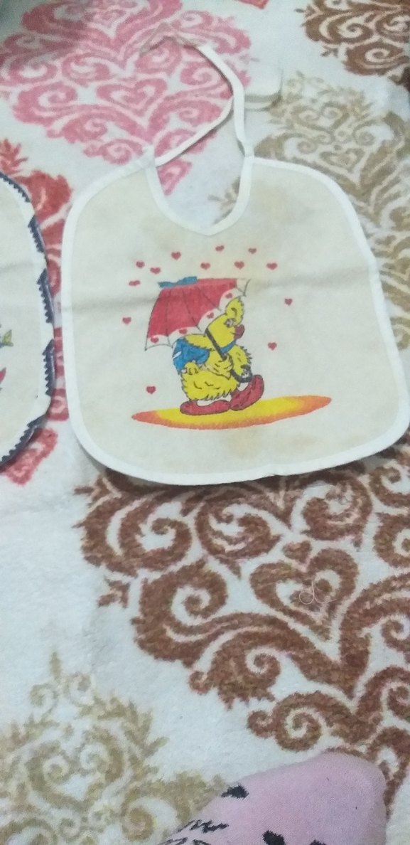 Renkli Baskılı Bebek Önlüğü - Görsel 5