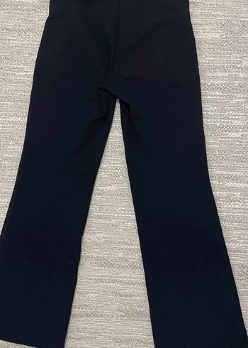 Siyah İspanyol Kumaş Kadın Pantolon - Görsel 3