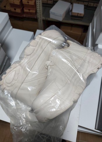 40 Beden KOD33 Kadın Beyaz Platform Spor Ayakkabı