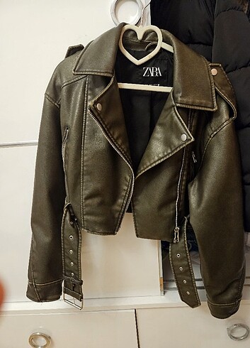 Zara deri biker ceket