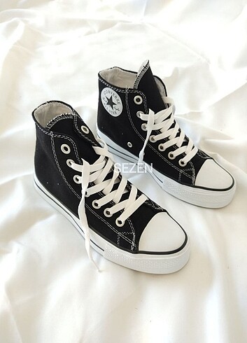 Converse All Star Siyah Uzun 