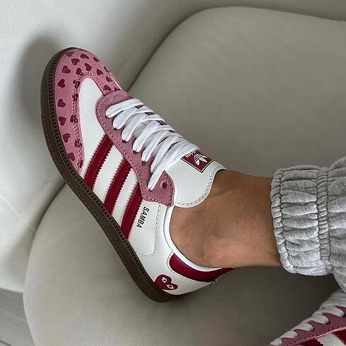 37 Beden pembe Renk Adidas Samba Kalpli