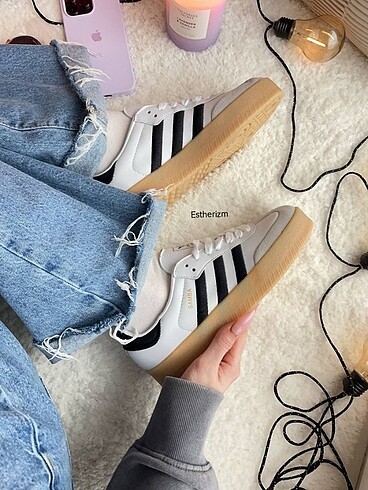 36 Beden beyaz Renk Adidas Samba Platfom