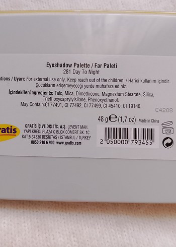Diğer beaulis far paleti