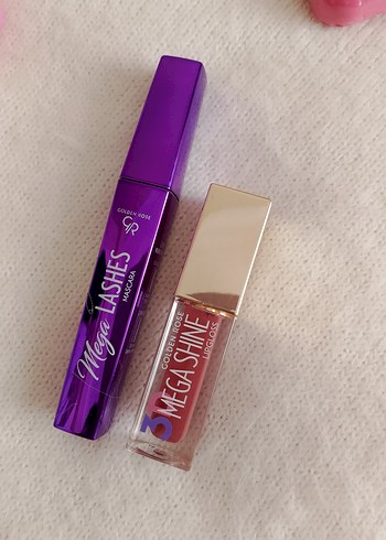 golden rose maskara ve lip Gloss
