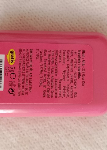 Beden Beaulis Melted Pembe Allık