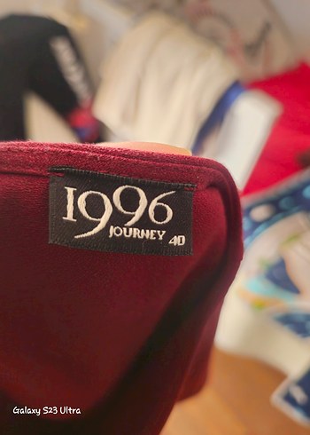 Bordo Kemerli tunik Bluz - Görsel 5