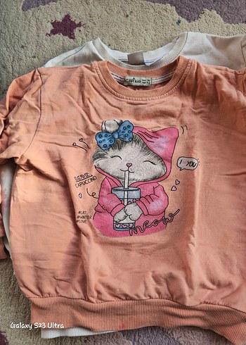 Renkli Ayıcık Desenli Örgü kiz cocuk  Kazak - Görsel 12