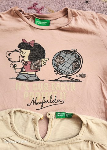 Renkli Ayıcık Desenli Örgü kiz cocuk  Kazak - Görsel 4