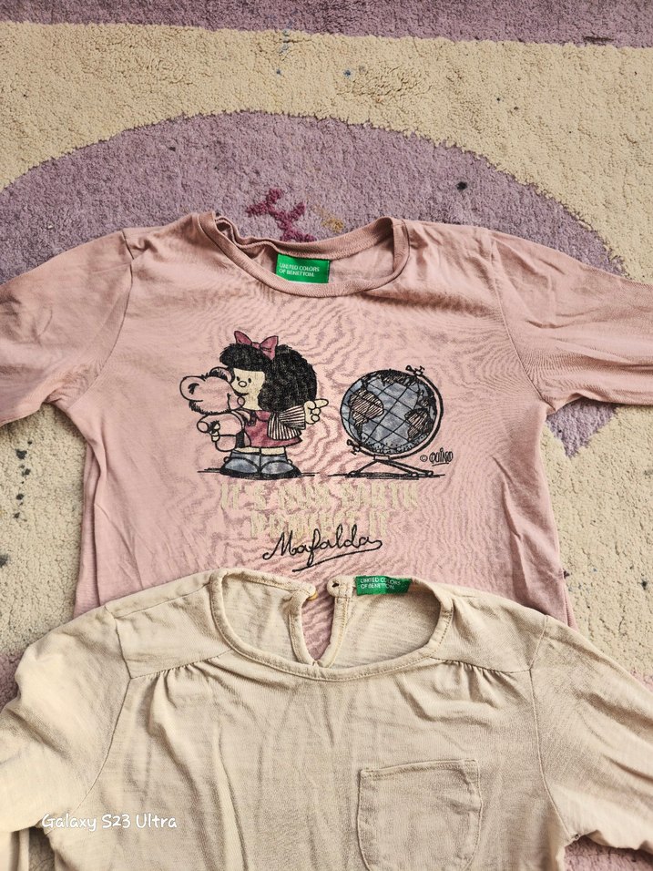 Renkli Ayıcık Desenli Örgü kiz cocuk  Kazak - Görsel 3