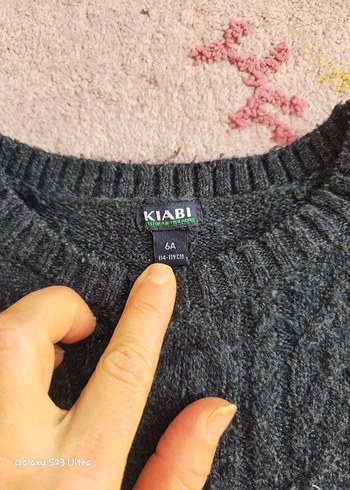 Erkek Çocuk Kırmızı Örme Sweatshirt - Görsel 4