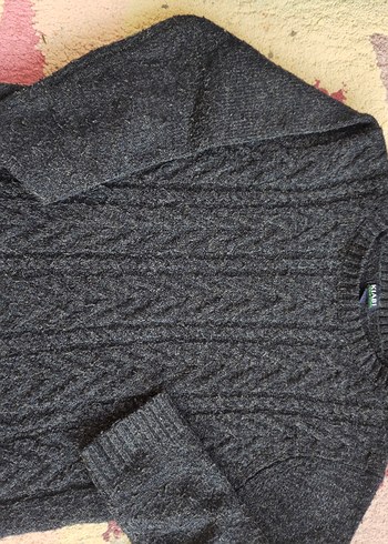 Erkek Çocuk Kırmızı Örme Sweatshirt - Görsel 5