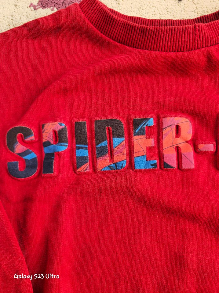 Erkek Çocuk Kırmızı Örme Sweatshirt - Görsel 2