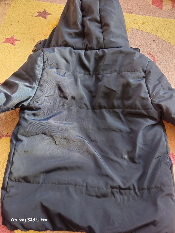 Kürklü Kapüşonlu Erkek Çocuk mont - Görsel 2