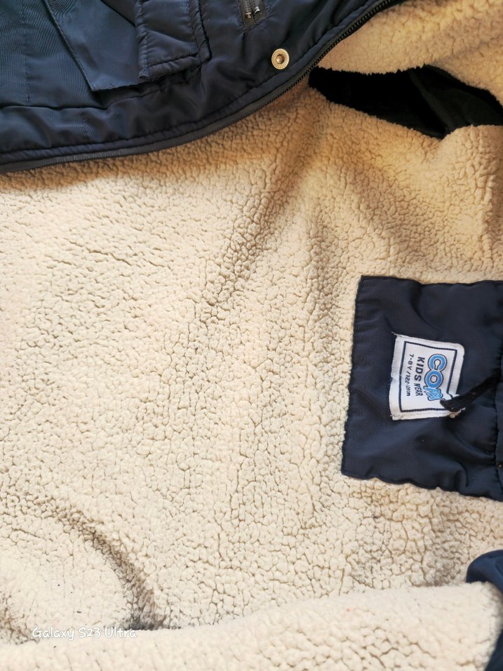 Kürklü Kapüşonlu Erkek Çocuk mont - Görsel 3