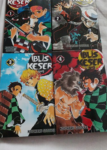 İblis Keser-Demon Slayer 1-4 cilt