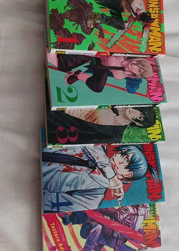 Chainsaw Man 1-5 cilt 1.Baskı