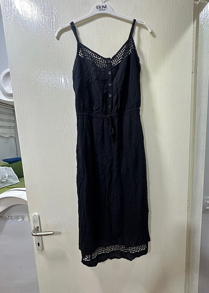 Keten elbise - Görsel 2