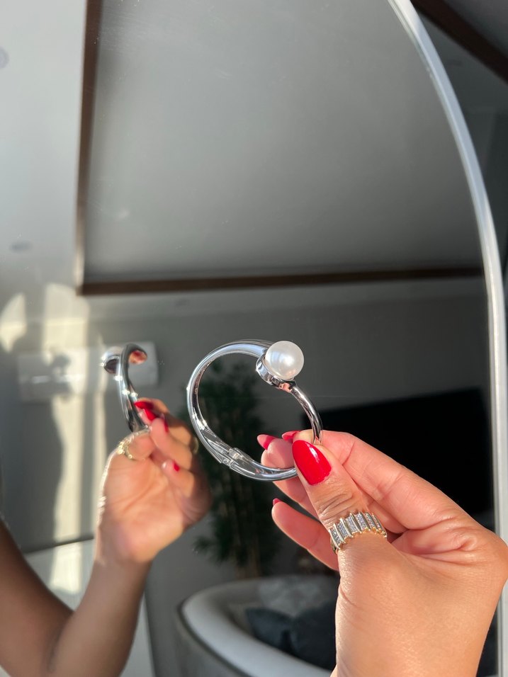 Minimalist inci detaylı  Kadın Bileklik - Görsel 2