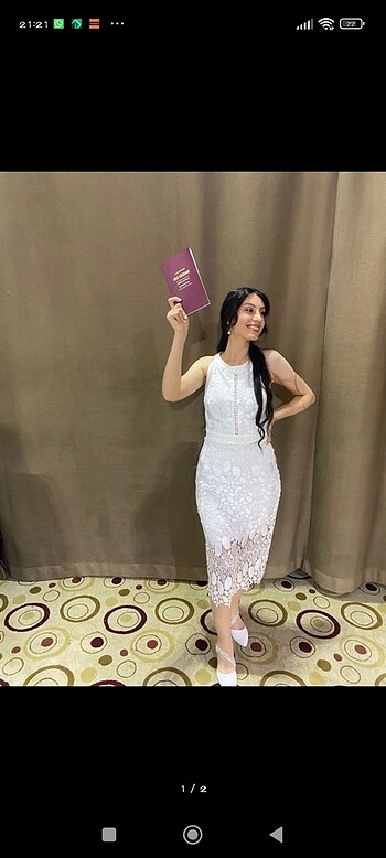 Şık abiye elbise