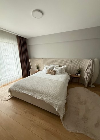 Bej karyola (Bazasız) - Görsel 3