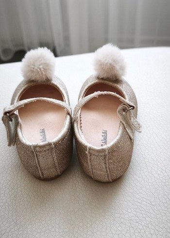 sarı Gold simli Babet - Görsel 2