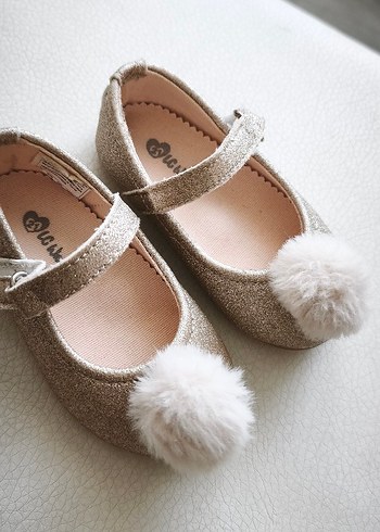 sarı Gold simli Babet - Görsel 5