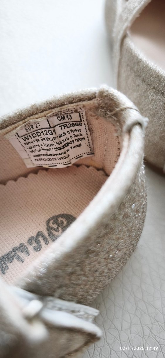 sarı Gold simli Babet - Görsel 4