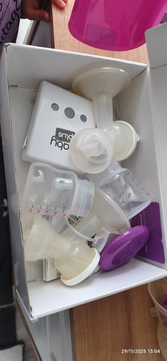 Çiftli Elektrikli Göğüs Pompası Beyaz - Görsel 2