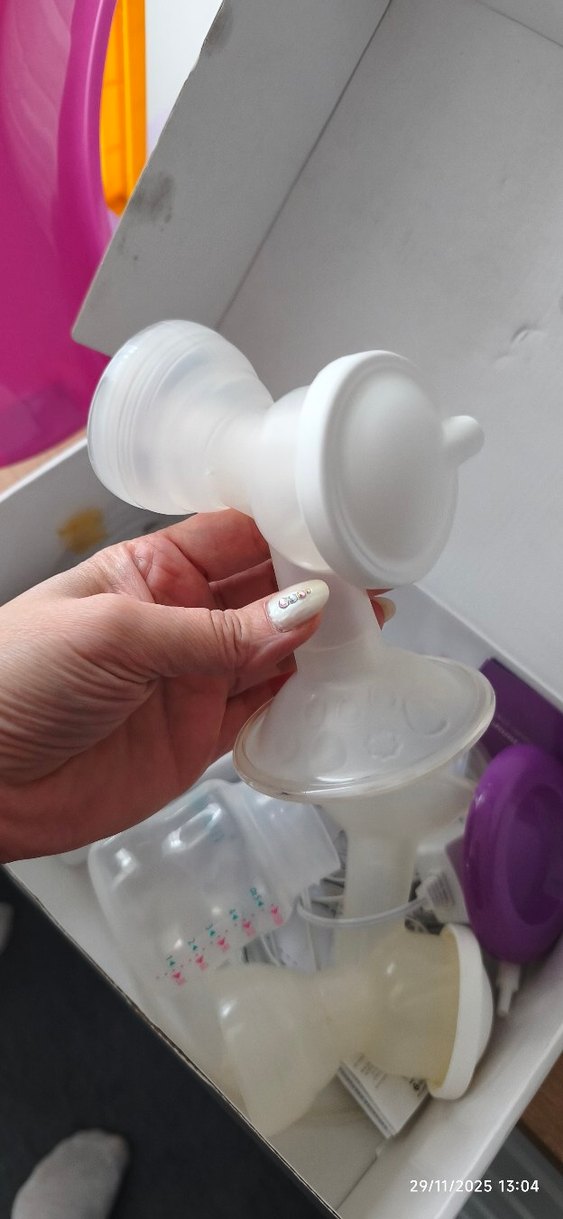 Çiftli Elektrikli Göğüs Pompası Beyaz - Görsel 4