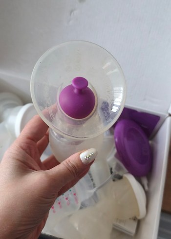 Beyaz Elektrikli Göğüs Pompası Seti mochi dahil - Görsel 4