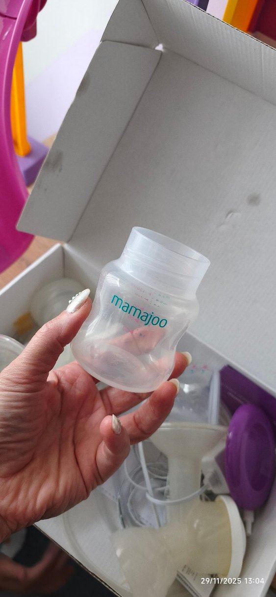 Beyaz Elektrikli Göğüs Pompası Seti mochi dahil - Görsel 2