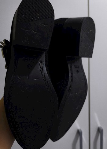 Siyah Süet Tokalı Gotik Kadın Bot bambi - Görsel 4