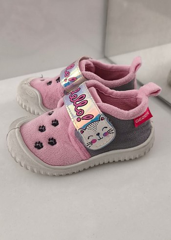 Kız Çocuk Pembe Leopar Desenli Sıcak Terlik - Görsel 2