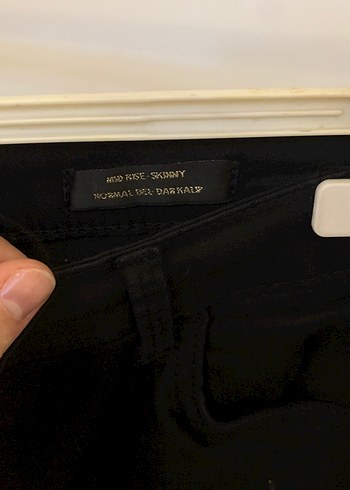 Siyah Erkek Normal Kesim Denim Pantolon - Görsel 3