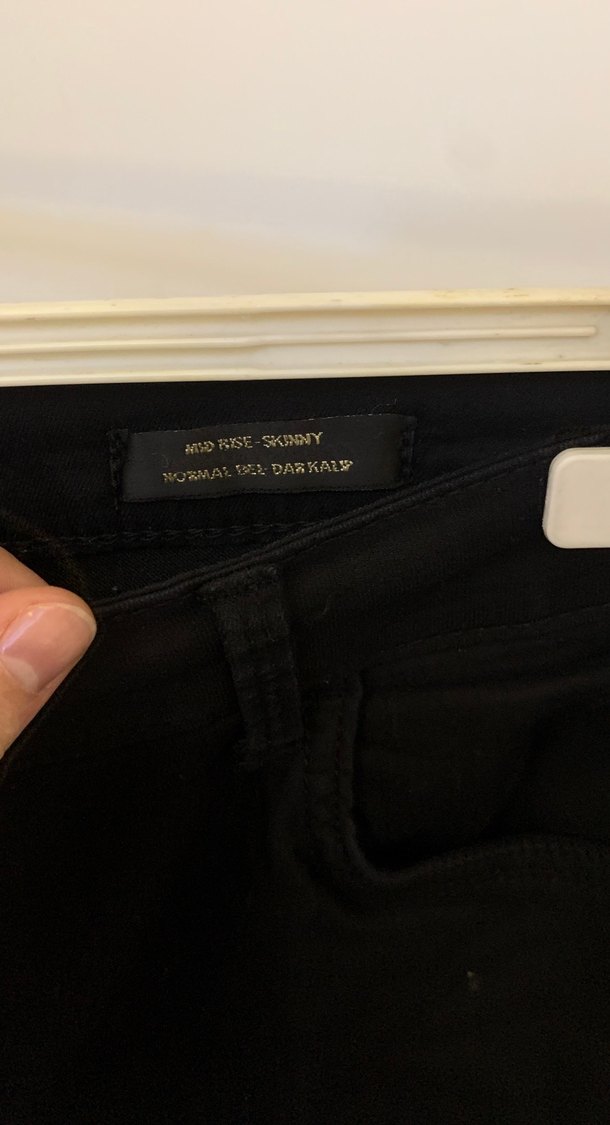 Siyah Erkek Normal Kesim Denim Pantolon - Görsel 3