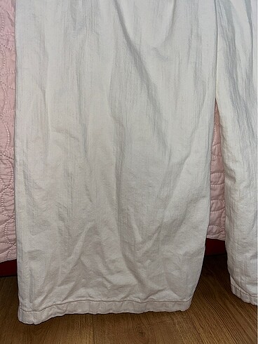 bershka baggy açık renk etiketli kot pantolon