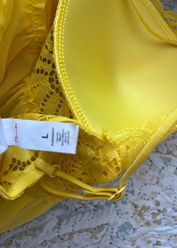 Sarı Dantel Detaylı Bohem Büstiyer - Görsel 5