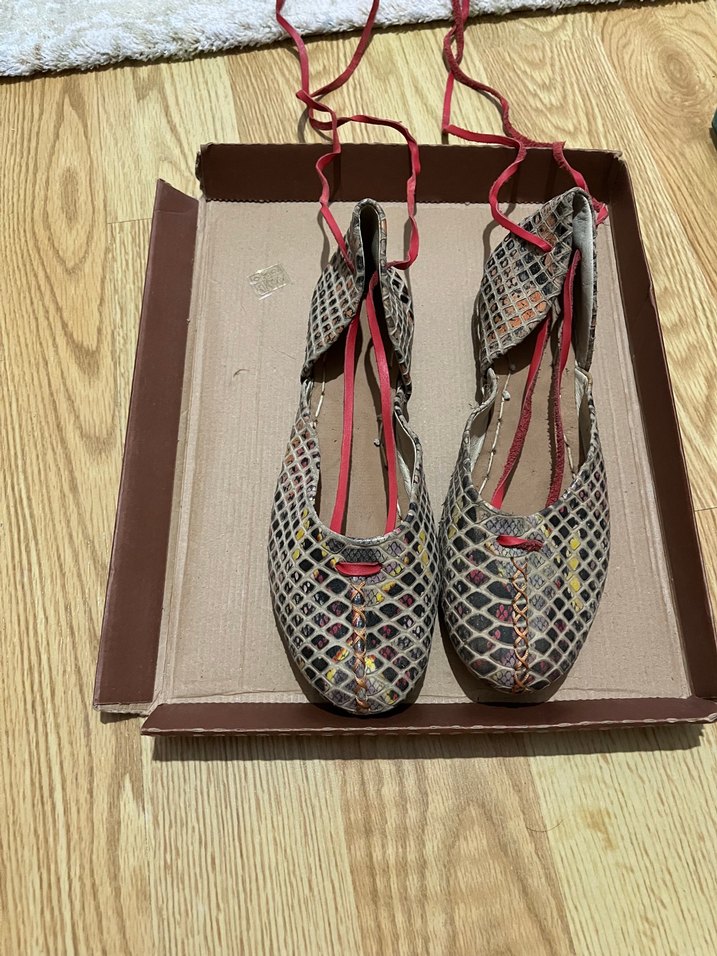 Yılan derisi desen hakiki deri yemeni - Görsel 5