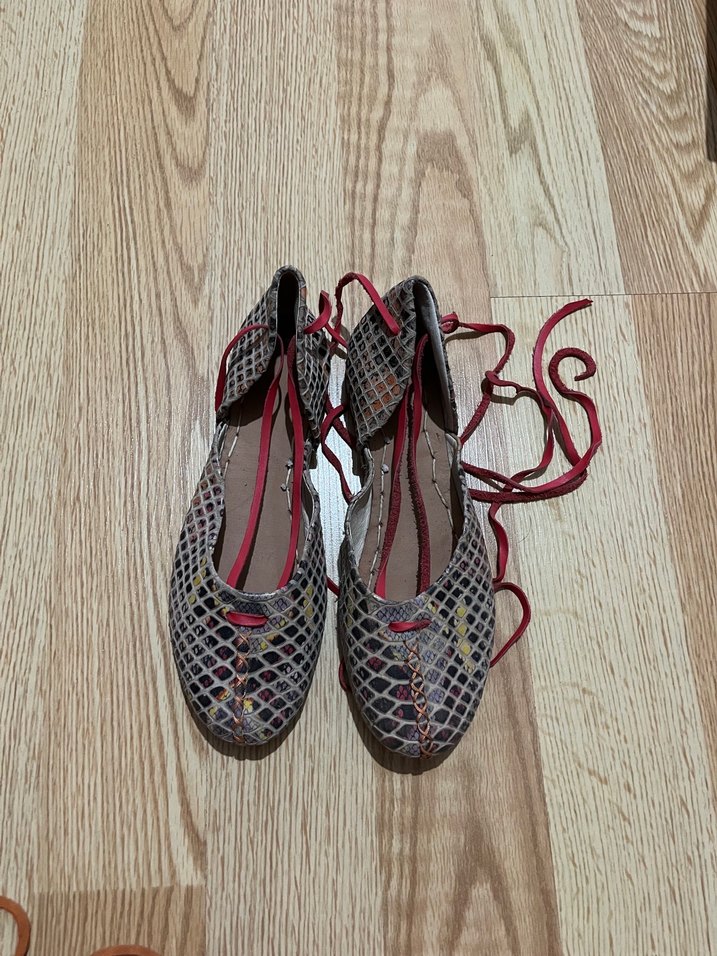 Yılan derisi desen hakiki deri yemeni - Görsel 2